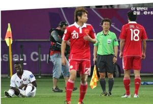 韩媒称中国对卡塔尔的比赛让韩国裁判执法的很辛苦