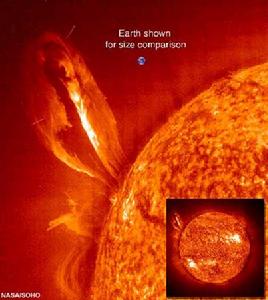 1999年7月24日的太阳环状喷射产生了反物质